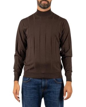 FILIPPO DE LAURENTIIS Truien & Vesten ,Bruin ,Wol Lupetto Turtleneck Trui