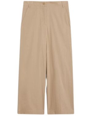 Weekend by Maxmara Wide Trousers - Natural