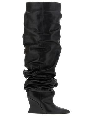 Balmain Over-The-Knee Boots - Black