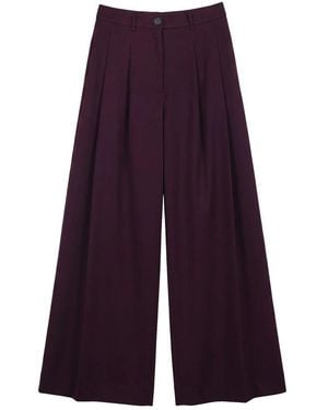 Phisique Du Role Wide Trousers - Viola