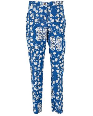 Elena Miro 045 Farbige Hose - Blau