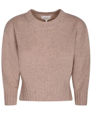 Loulou de Saison Round-Neck Strickwaren - Braun