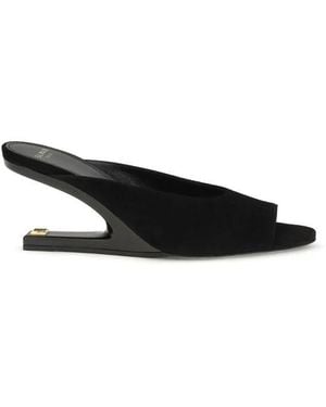 Balmain Court Shoes - Black