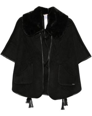 Twinset Cape-Jas - Zwart