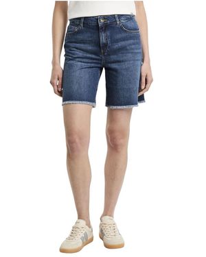 Kaos Denim Shorts - Blue