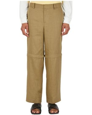 Wynn Hamlyn Straight Trousers - Natural
