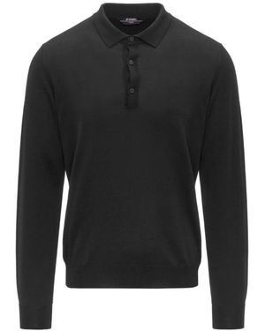 K-Way Polo Shirts - Black