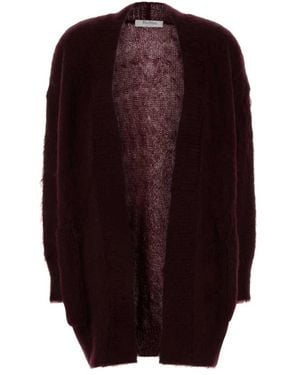Max Mara Truien & Vesten ,Rood ,Wol Affetto 1234 Mohair Vest - Paars