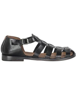 Moma Flat Sandals - Negro