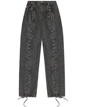 ROTATE BIRGER CHRISTENSEN Straight Jeans - Gray