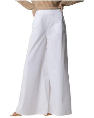 Kocca Pantalones De Talle Alto Y Pierna Ancha, Mujer, Talla - Morado
