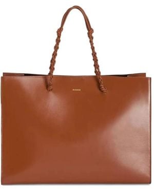 Jil Sander Tangle Tote - Braun