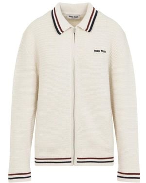 Miu Miu Cardigans - White