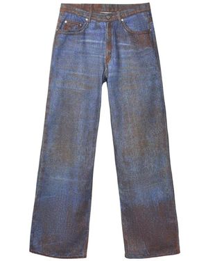 Camper Wijde Pijp Biologische Katoen Jeans - Blauw