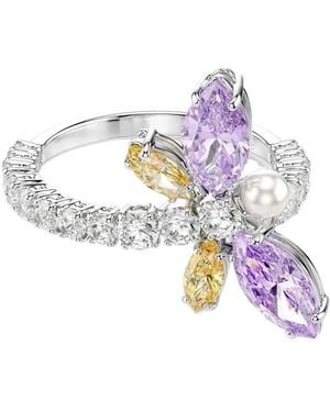 Swarovski Libellenring - Blauw