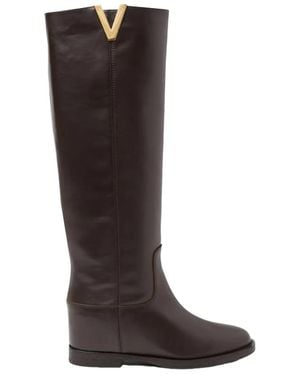 Via Roma 15 High Boots - Marrón