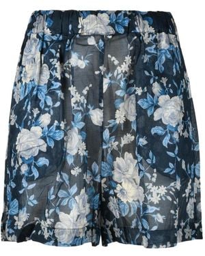 Semicouture Short Shorts - Blue