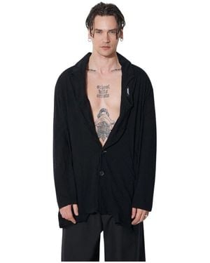 Undercover Hoodies & Sweatvesten ,Zwart ,Katoen Zip-Through Sweatshirt