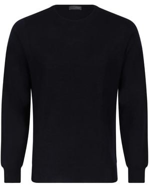 Drumohr Round-Neck Knitwear - Blue
