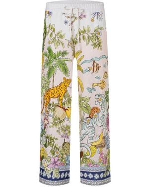Cambio Wide Trousers - Multicolour