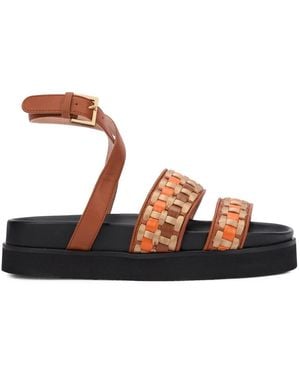 Alberta Ferretti Flat Sandals - Brown