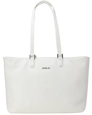 Replay Tote Bags - White