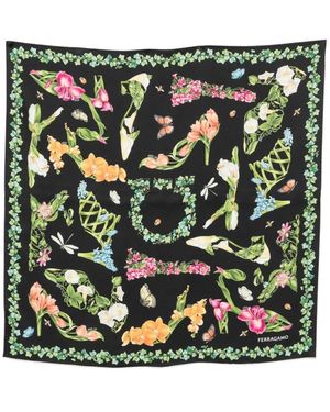 Ferragamo Silky Scarves - Green