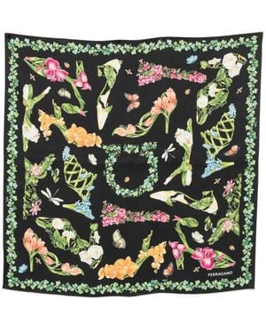 Ferragamo Silky Scarves - Green