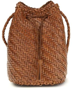 Dragon Diffusion Tassen ,Bruin ,Leer Buffalo Leather Bucket Bag