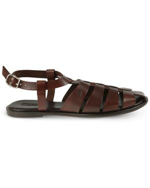 Dragon Diffusion Flat Sandals - Marrón
