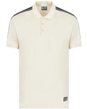 EA7 Polo Shirts - Natural