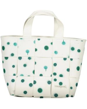 Desigual Tote Bags - Metálico