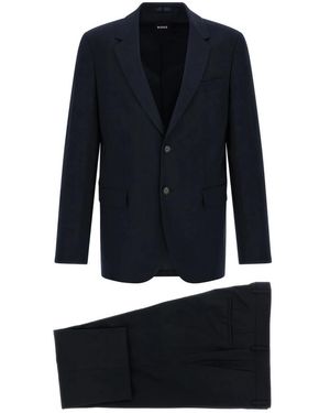 BOSS Single Breasted Suits - Blue