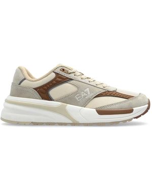EA7 Sportschuhe Mit Logo - Natur