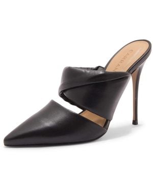 Carrano Heeled Mules - Negro