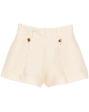 Zimmermann Short Shorts - Natural
