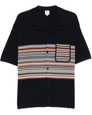 Paul Smith Short Sleeve Shirts - Black