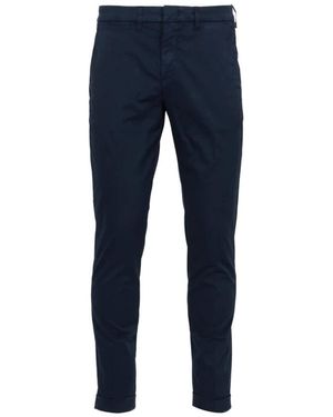 Fay Straight Trousers - Blue
