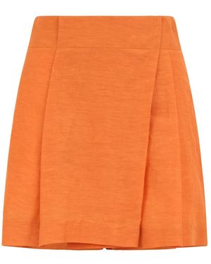 Alberta Ferretti Casual Shorts - Orange