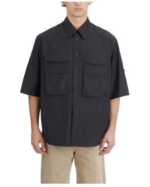 Lemaire Short Sleeve Shirts - Zwart