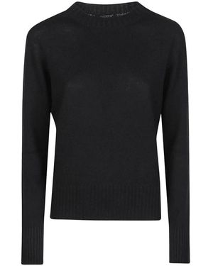 Aragona Rundhals-Pullover - Schwarz