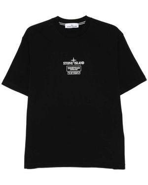 Stone Island T-Shirts - Negro