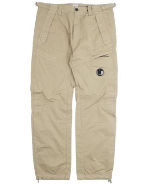 C.P. Company Straight Trousers - Natural