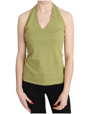 Gianfranco Ferré Elegant Mouwloos Tank Top - Groen