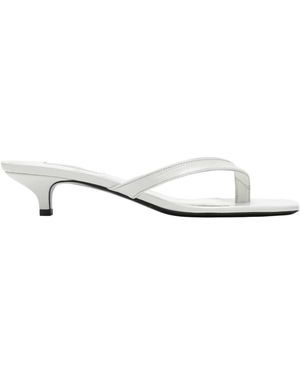 TOTEME Heeled Mules - Blanco