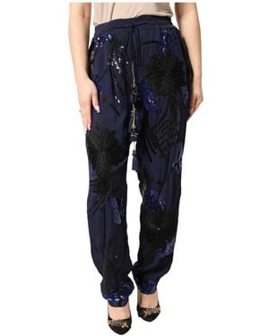 Christian Pellizzari Tapered Trousers - Blue
