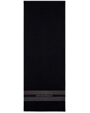 Emporio Armani Winter Scarves - Nero
