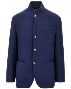 Brunello Cucinelli Cashmere Blazer - Blauw