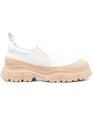 Sofie D'Hoore Chunky Sole Leder Sneakers - Natur