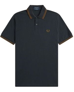 Fred Perry Polo Shirts - Black